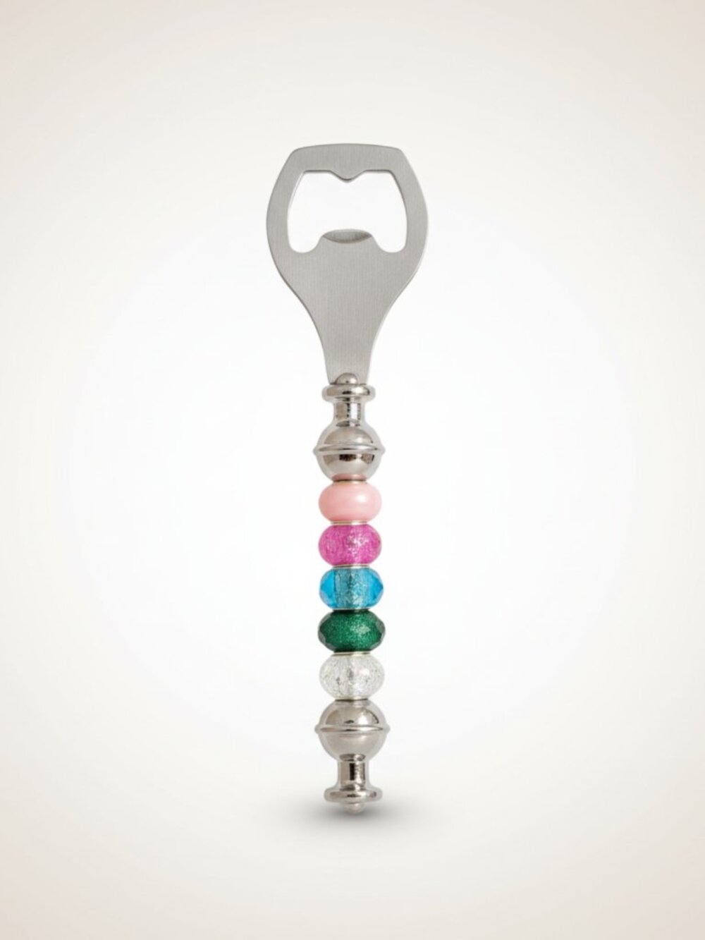 Handcrafted Multi-colored Beaded Bottle Opener. Brand New. - Picture 2 of 2